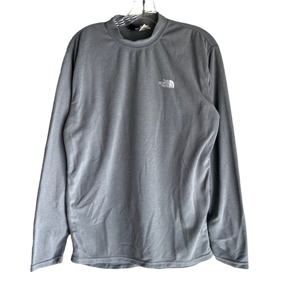 The North Face Other - The North Face Sweater Men's Medium Gray Mock Neck Fleece Long Sleeve Outdoor